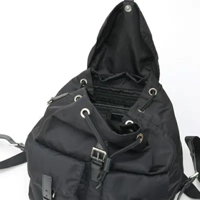 Pre-owned Prada Black Fabric Backpack ()