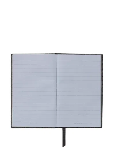 Smythson 파나마 크로스 그레인 노트 In Multi