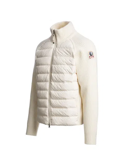 Parajumpers 올모 하이브리드 패딩 재킷 In White