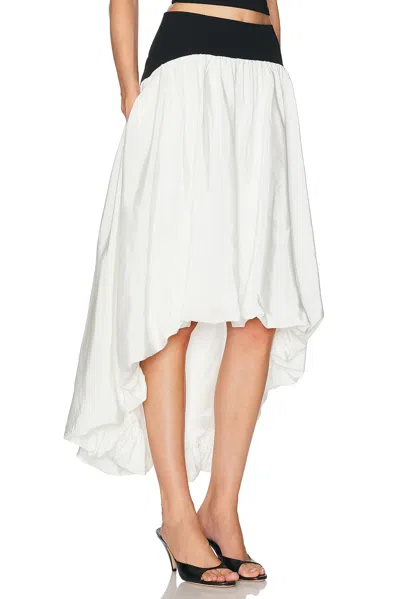 Mimchik Waterfall Skirt In White