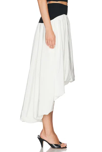 Mimchik Waterfall Skirt In White