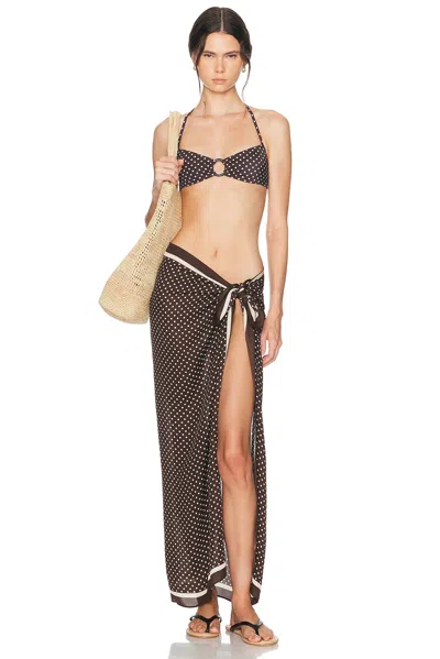 Matteau Brief Ring Bikini Bottom In Brown