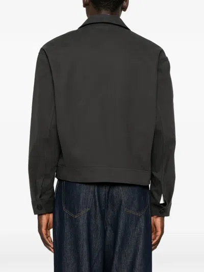 Studio Nicholson Drey Chest-pocket Overshirt In Multi