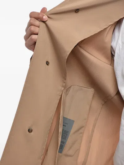 Corneliani Raglan-sleeve Coat In Brown