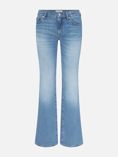 Frame Belt-loop Jeans In Blue