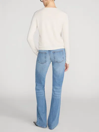 Frame Belt-loop Jeans In Blue