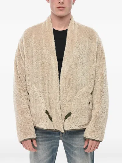 Greg Lauren Reversible Checked Overshirt In Multi