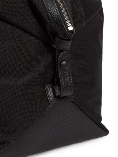 Smythson 노턴 캔버스 트래블 백 In Black