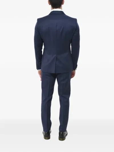 Corneliani Shawl-lapel Suit In Blue