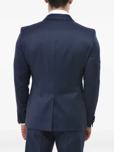 Corneliani Shawl-lapel Suit In Blue