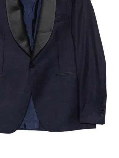 Tagliatore Men`s Suit In Blue