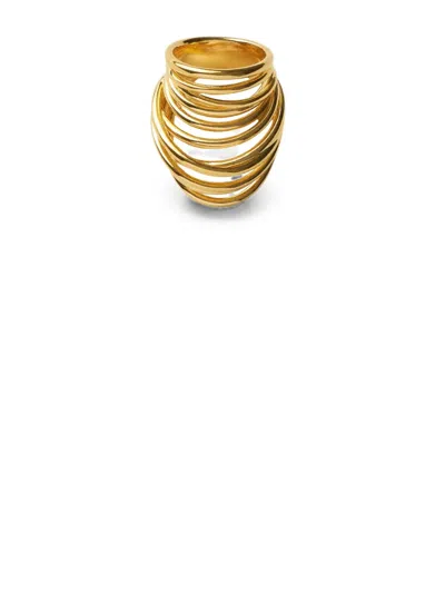 Panconesi Orbit Multi Ring In Gold