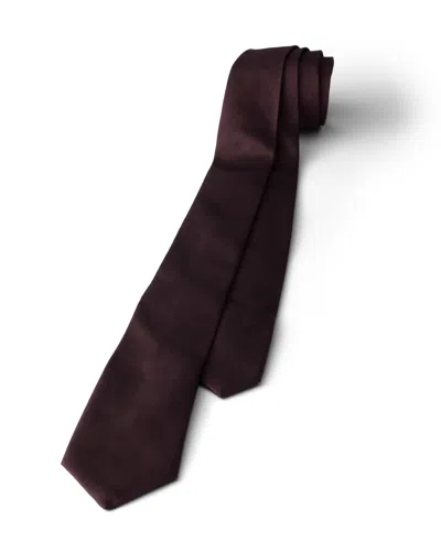 Prada Silk Tie In Plum