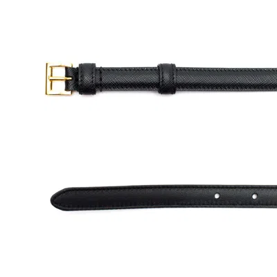 Prada Buckle Belt In Black