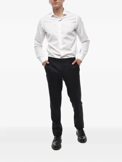 Corneliani Academy Belt-loop Trousers In Black