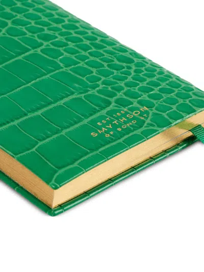 Smythson 파나마 마라 노트 In 그린