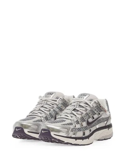 Nike P-6000 Mesh Sneakers In Gray