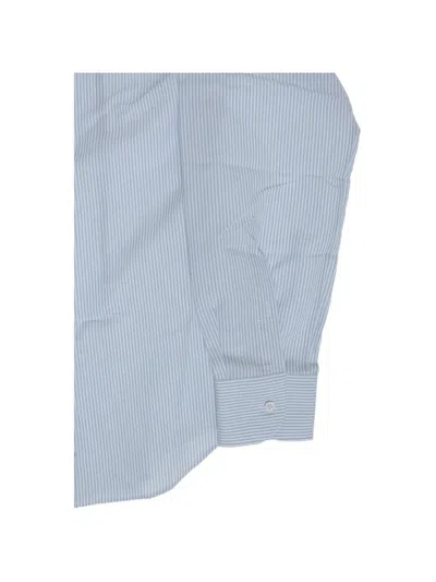 Corneliani Striped Shirt In Blue