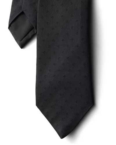 Prada Silk Tie In Black