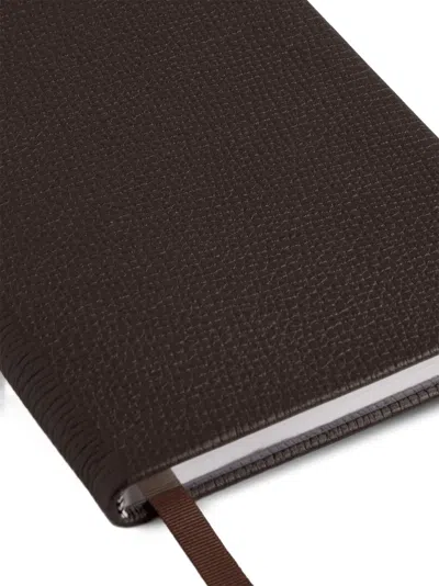 Smythson 소호 러들로 노트 In 브라운
