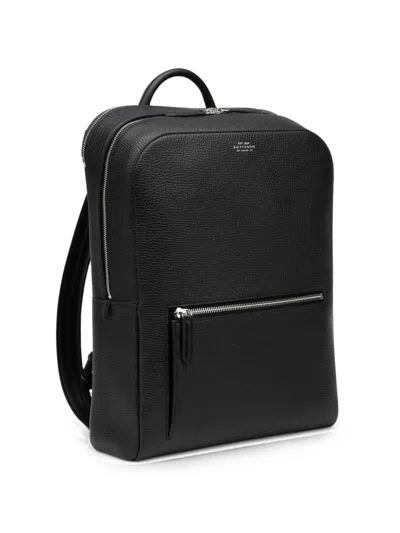 Smythson 러들로 지퍼 백팩 In Black