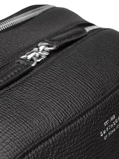 Smythson 러들로 지퍼 백팩 In Black