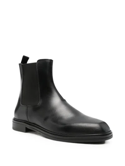Vinny's Elasticated-side Panel Boots In Black