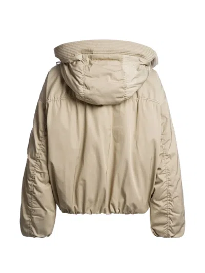 Parajumpers 나즈 후드 봄버 재킷 In Neutral