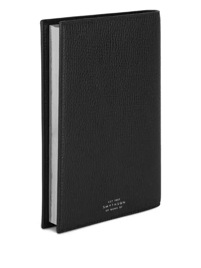 Smythson 에버그린 리필 노트 (19.5cm X 14.5cm) In 블랙