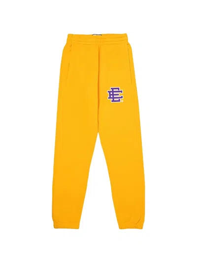 EE BASIC LOGO-PRINT TRACK PANTS