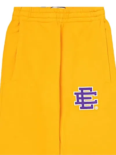EE BASIC LOGO-PRINT TRACK PANTS