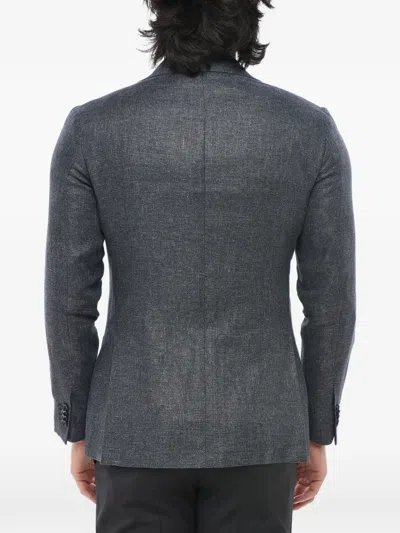 SINGLE-BREASTED PATCH-POCKET BLAZER