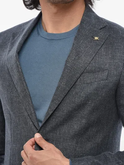 SINGLE-BREASTED PATCH-POCKET BLAZER