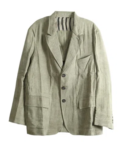 Ziggy Chen Notched-lapels Single-breasted Blazer In Black
