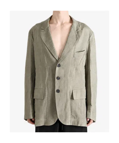 Ziggy Chen Notched-lapels Single-breasted Blazer In Black