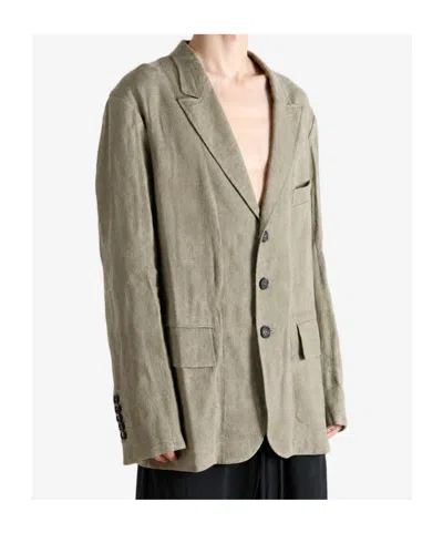 Ziggy Chen Notched-lapels Single-breasted Blazer In Black