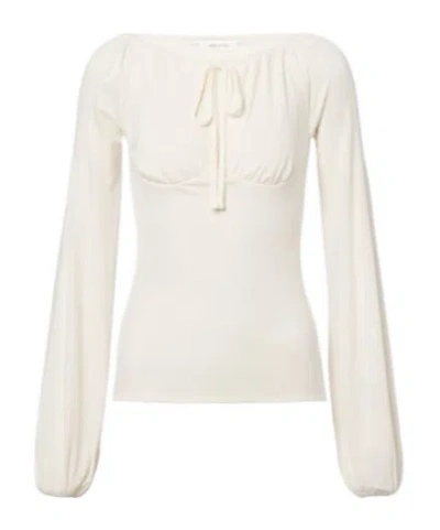 Aya Muse Elya Top In White