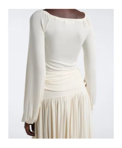 Aya Muse Elya Top In White