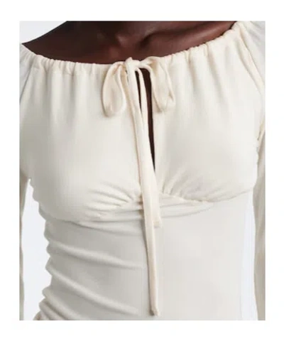 Aya Muse Elya Top In White
