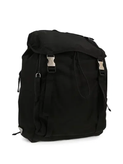 Pre-owned Prada Buckle-fastening Backpack In Black