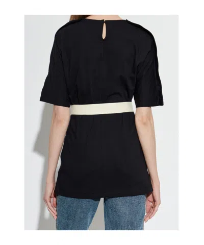 Lanvin Belted T-shirt In Multi