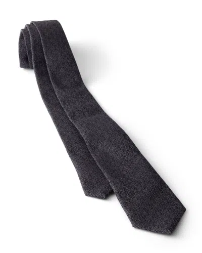 Prada Wool And Silk Tie In Gray