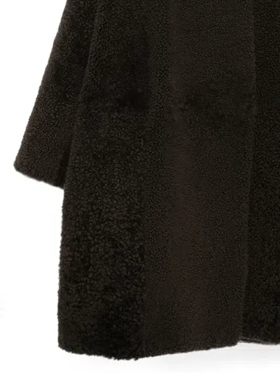 Tom Ford Cashmere Cocoon Jacket Oversized Patchwork Texture In Brown