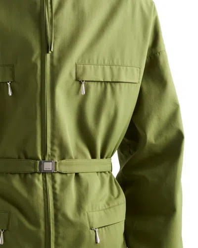 Prada Technical Fabric Jacket In Green