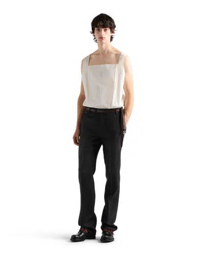 Prada Cotton Top In Multi
