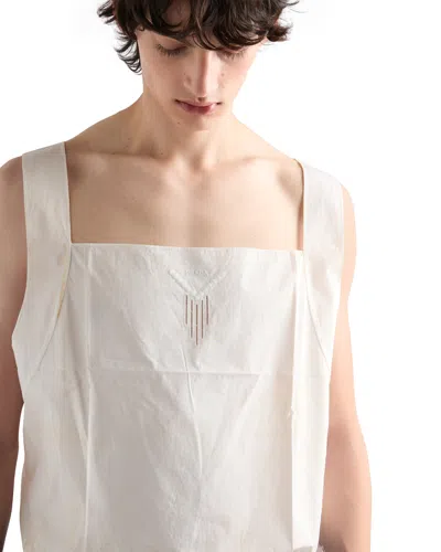 Prada Cotton Top In Multi