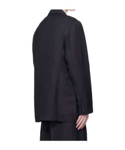 Studio Nicholson Single-breasted Blazer In Blue