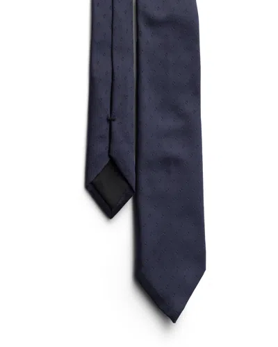 Prada Silk Tie In Navy