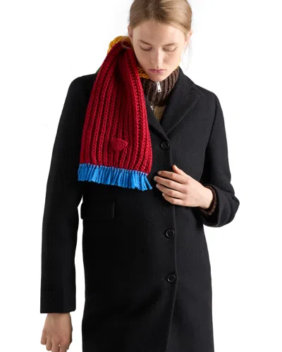 Prada Single-breasted Shetland Wool Coat In Black