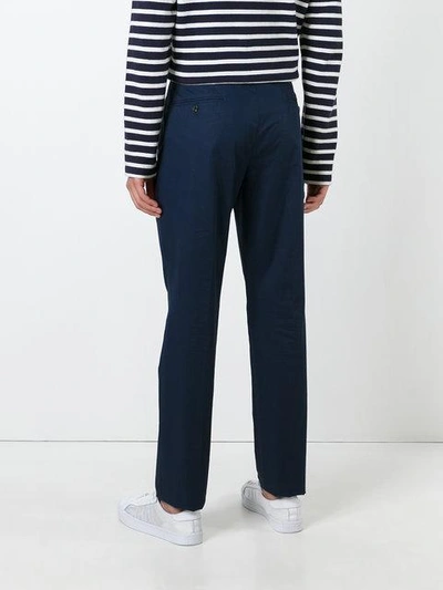 Shop Marni Tailored Trousers In Blue
